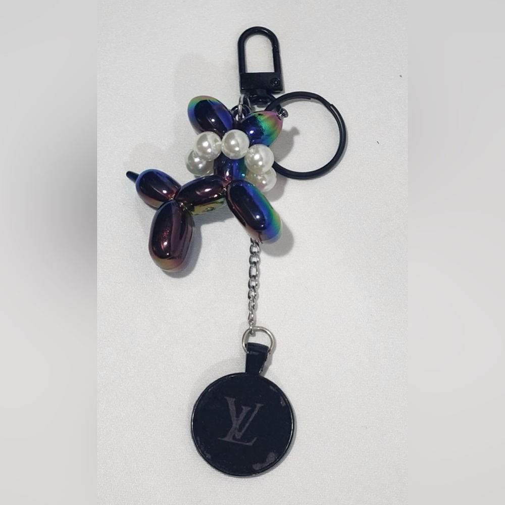 Louis Vuitton Monogram Canvas Iridescent Balloon Dog Keychain